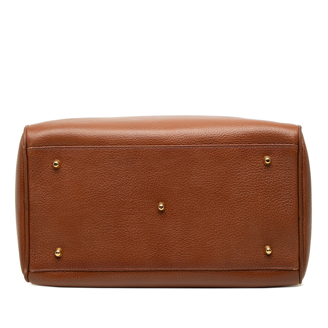 Burberry Boston Sac Marron – vue 3 – GABY PARIS