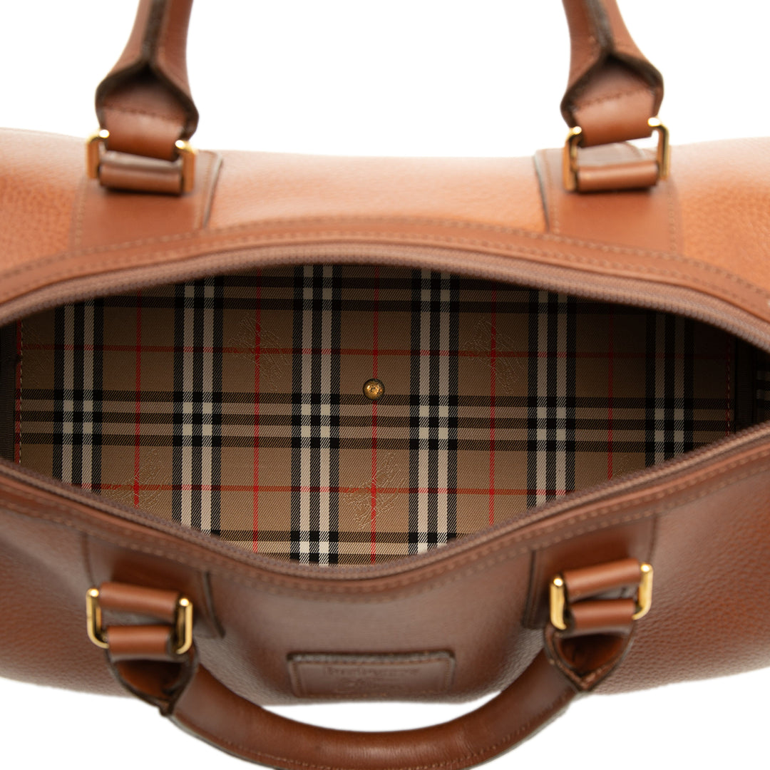 Burberry Boston Sac Marron – vue 4 – GABY PARIS