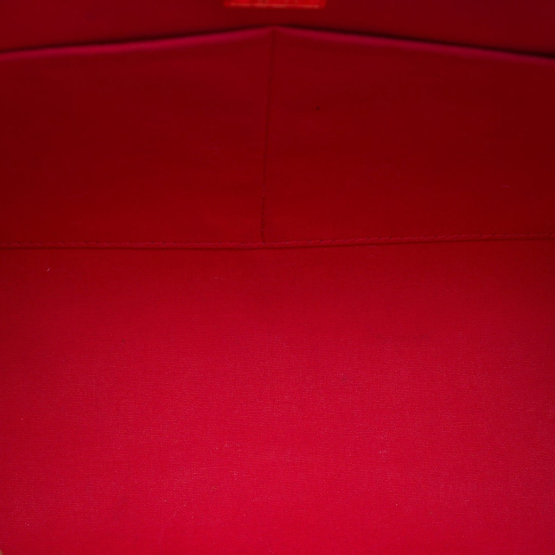 Louis Vuitton Sac à main Santa Monica Monogram Cuir verni Rouge – vue 4 – GABY PARIS
