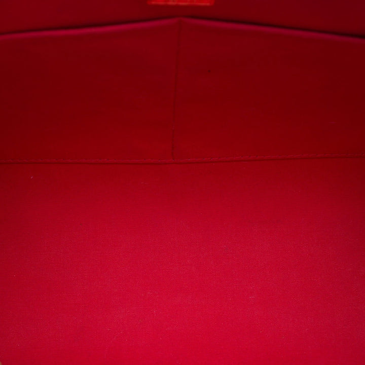 Louis Vuitton Sac à main Santa Monica Monogram Cuir verni Rouge – vue 4 – GABY PARIS