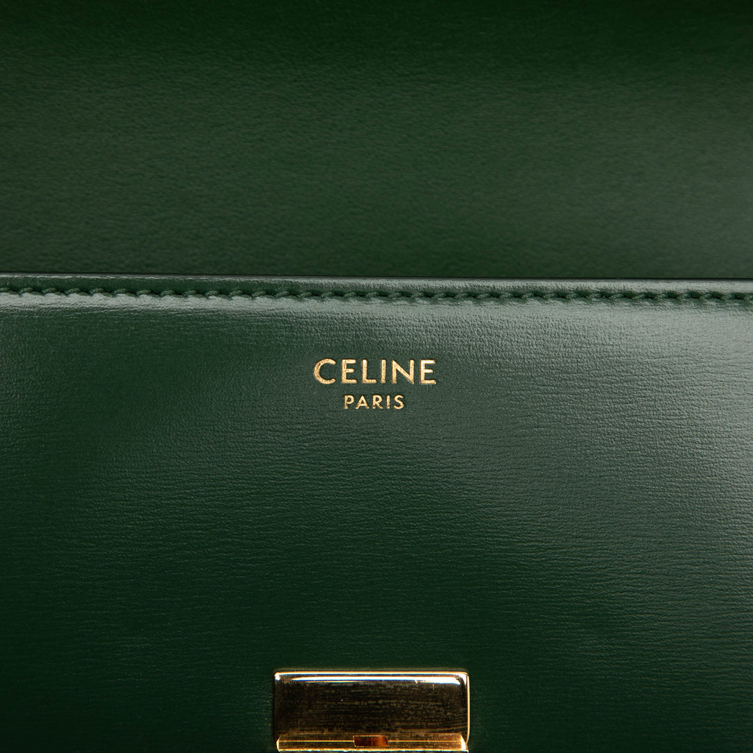 Celine brillant Cuir de veau Claude Sac bandoulière
