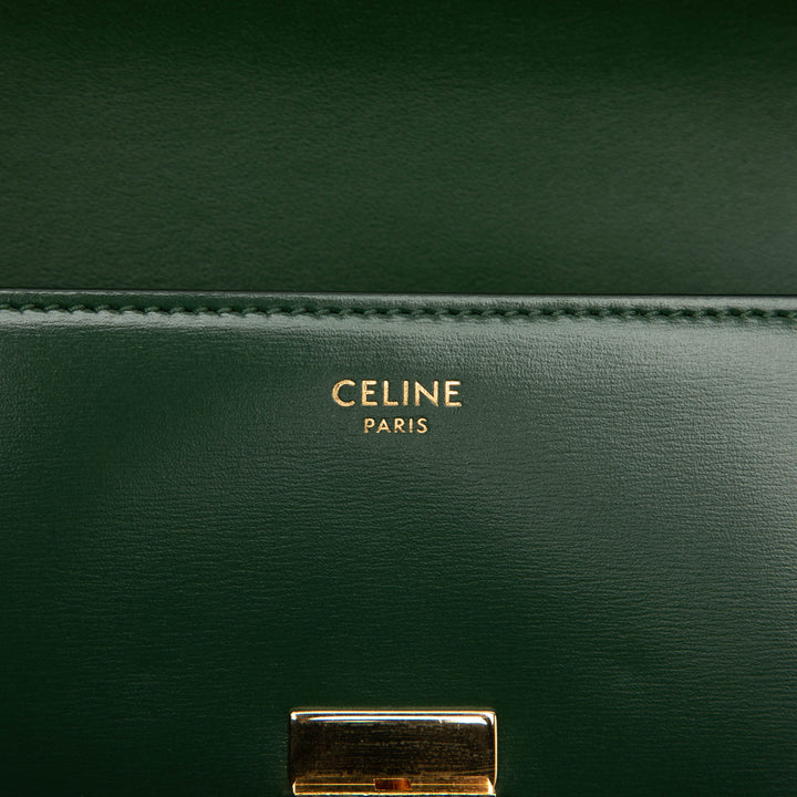 Celine brillant Cuir de veau Claude Sac bandoulière