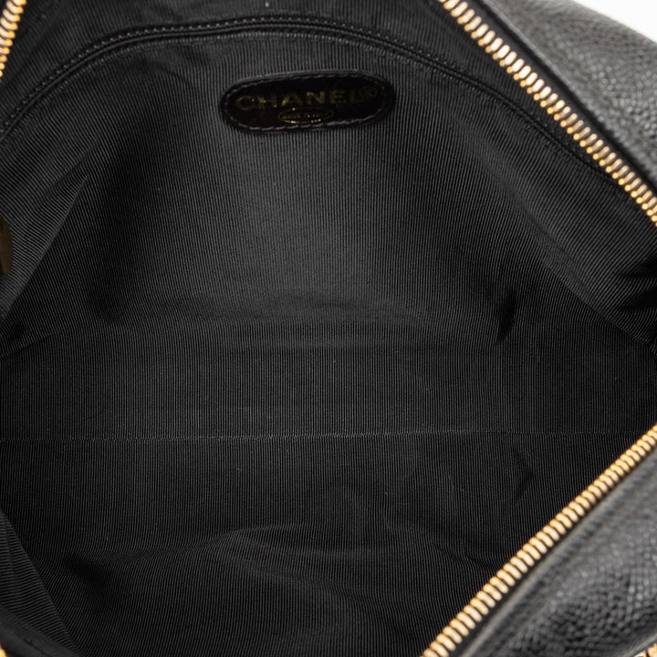 Chanel Triple CC Caviar Zip Cabas