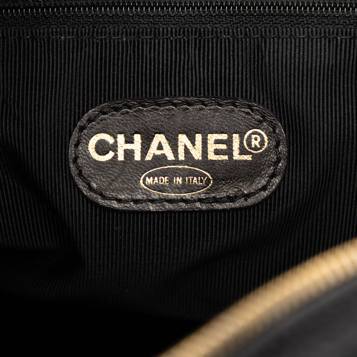 Chanel Triple CC Caviar Zip Cabas