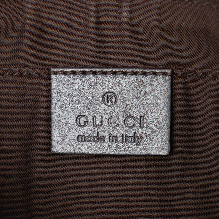 Gucci GG Toile Web Jolicoeur Wristlet Pochette