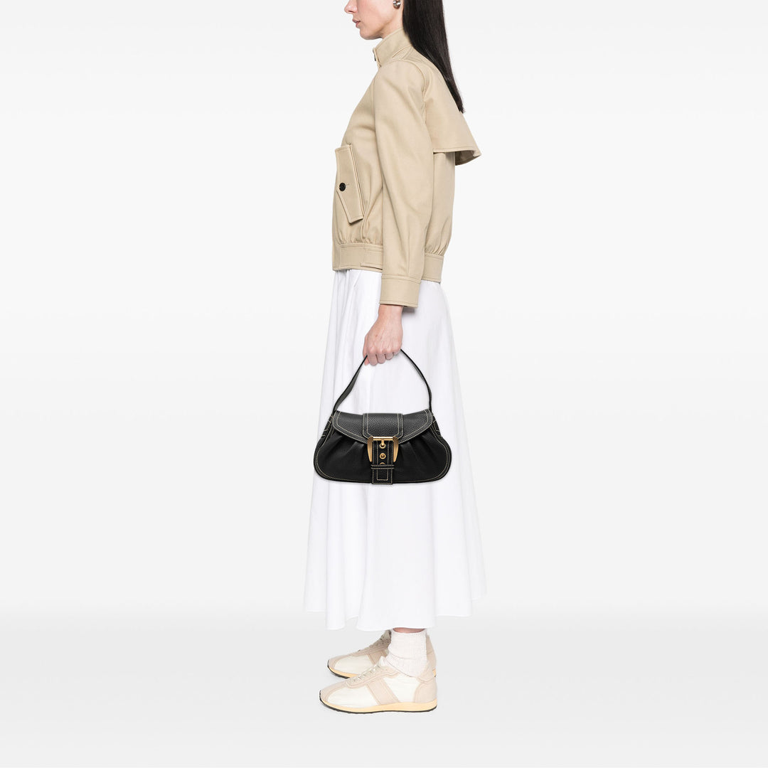 Celine Grained Buckle Sac Cuir