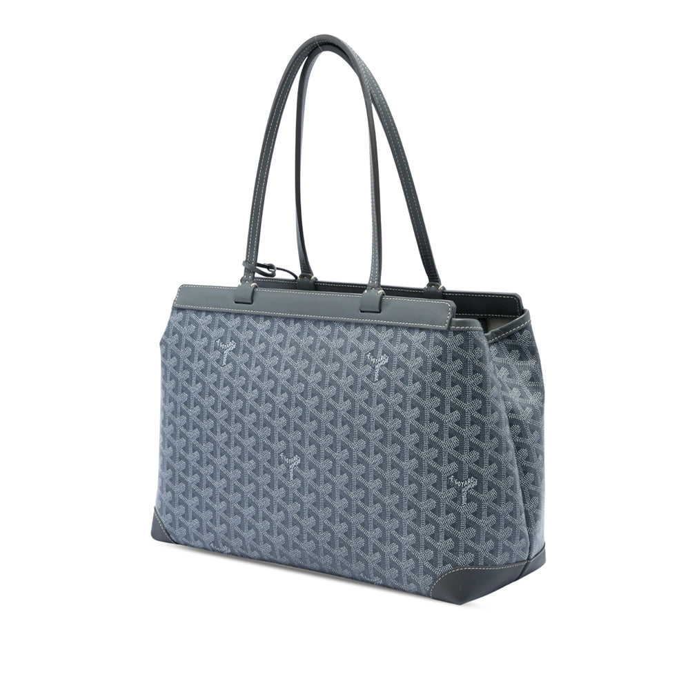 Goyard Bellechasse PM Goyardine Gris – vue 2 – GABY PARIS