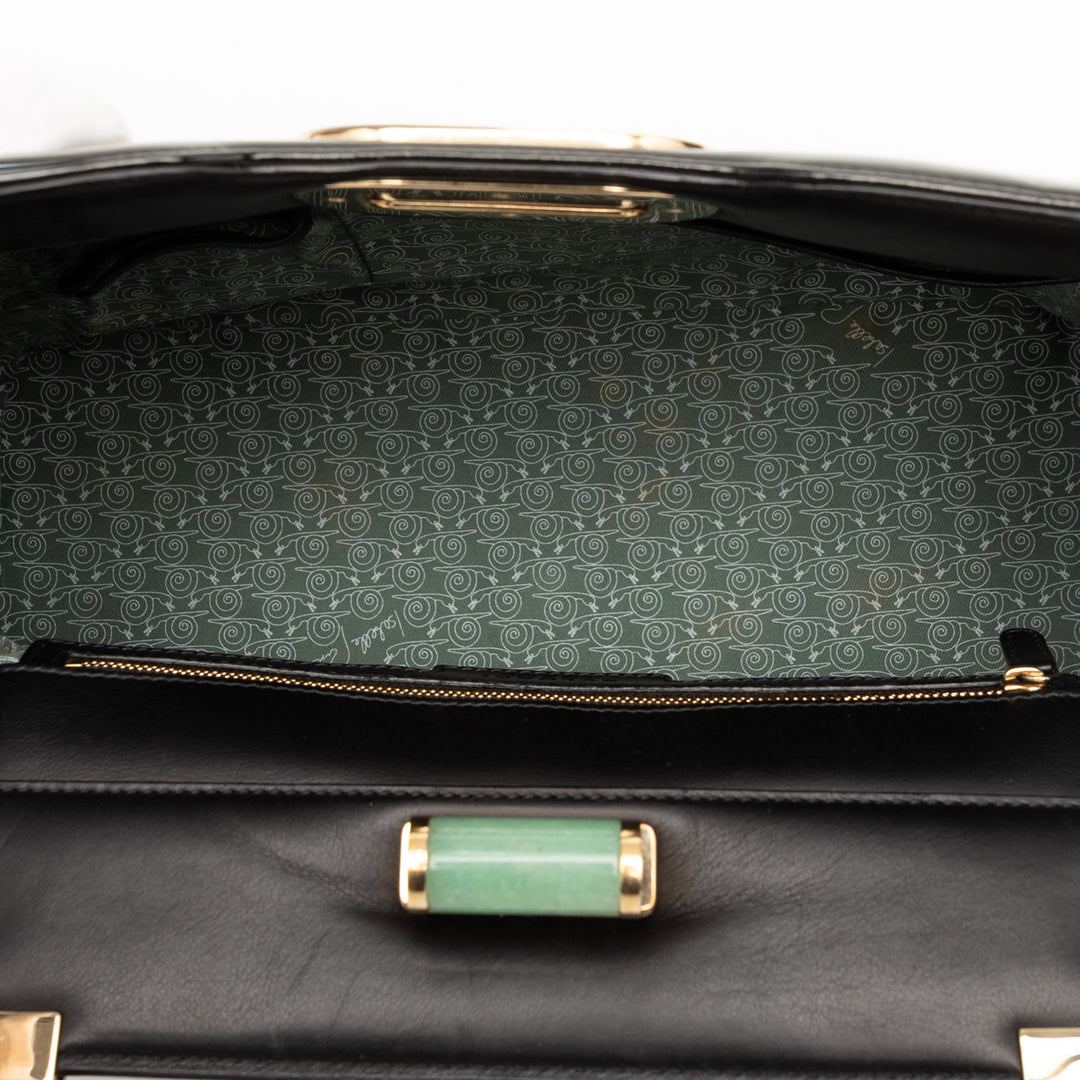Bvlgari Sac à main Isabella Rossellini Wrinkled à Noir – vue 4 – GABY PARIS