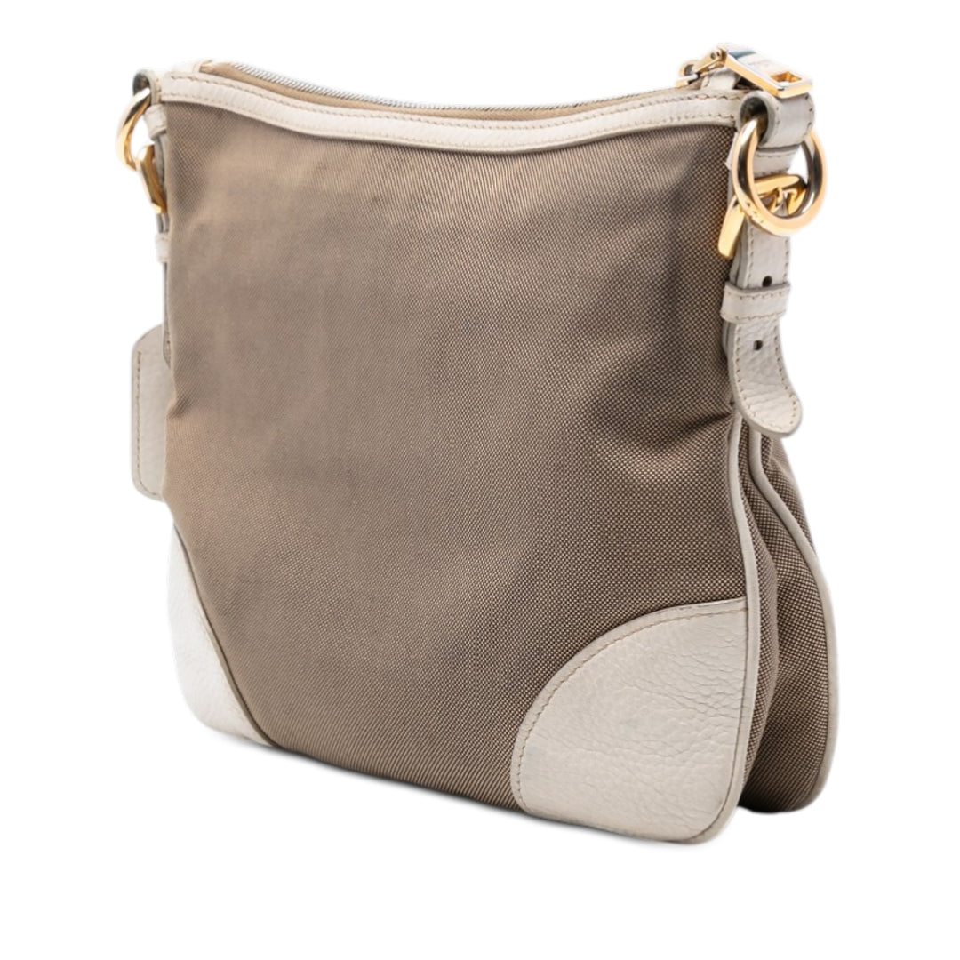 Prada Toile Canapa Logo Sac porté croisé