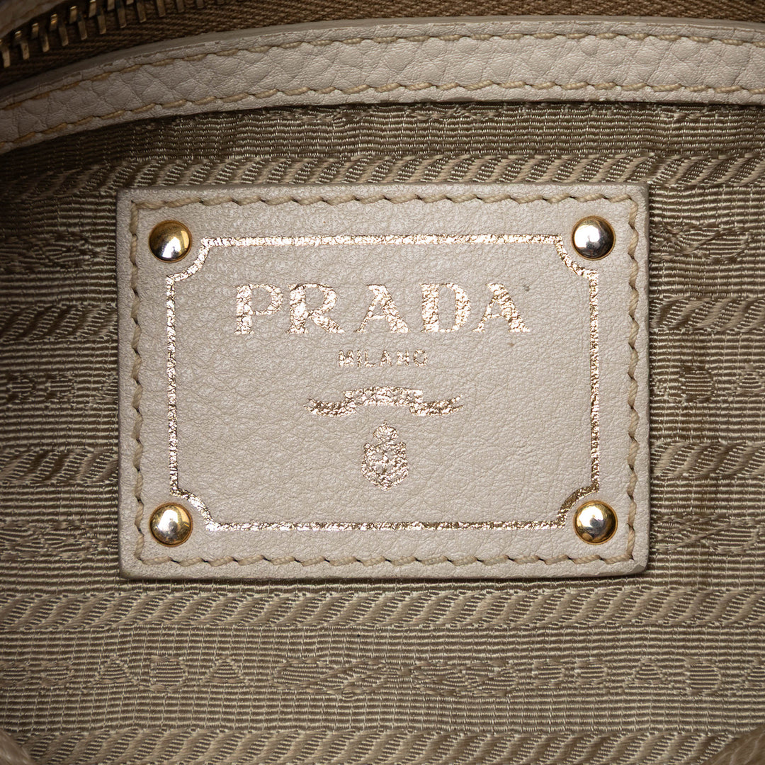 Prada Toile Canapa Logo Sac porté croisé