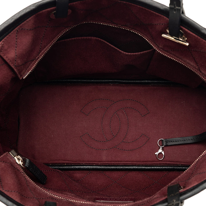 Chanel CC Caviar Wild Stitch On the Road Cabas
