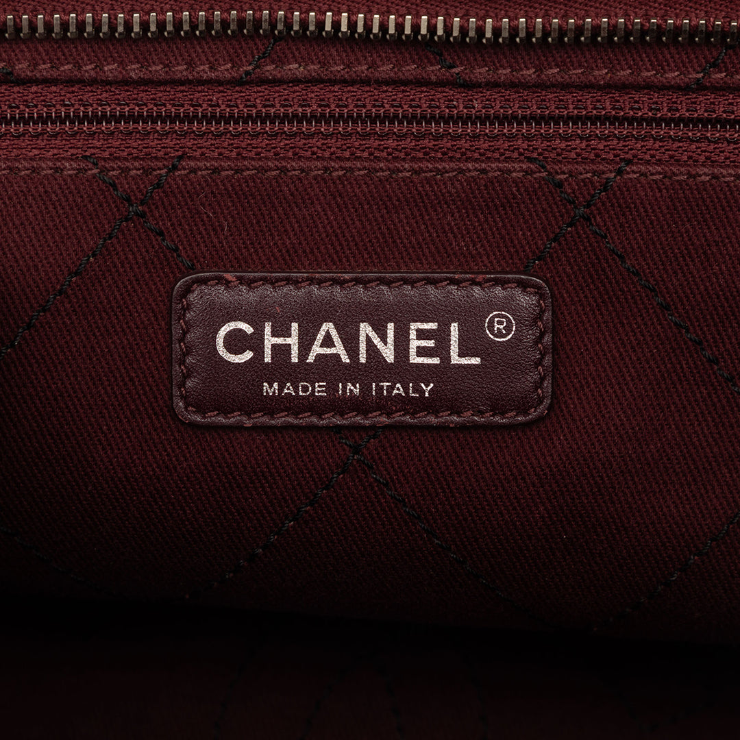 Chanel CC Caviar Wild Stitch On the Road Cabas