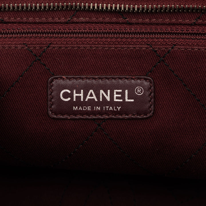 Chanel CC Caviar Wild Stitch On the Road Cabas
