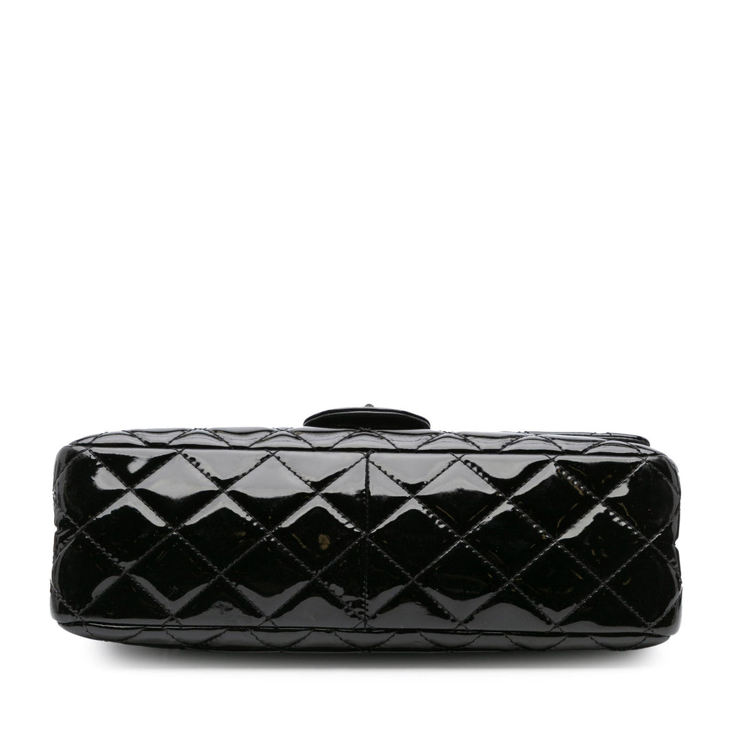 Chanel 2.55 Reissue Quilted Patent Double Flap 227 Black - GABY PARIS