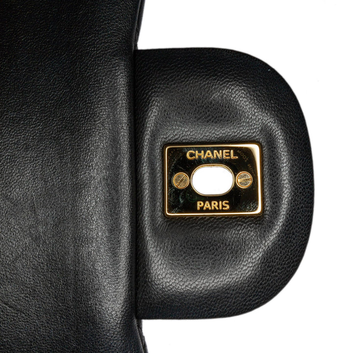 Chanel Jumbo Classic Lambskin Double Flap Black - GABY PARIS