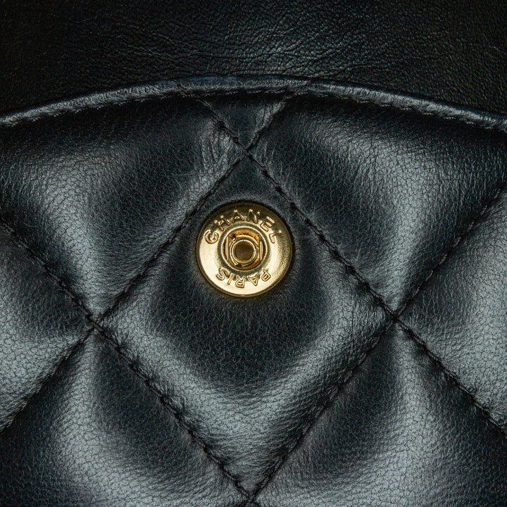 Chanel Jumbo Classic Lambskin Double Flap Black - GABY PARIS