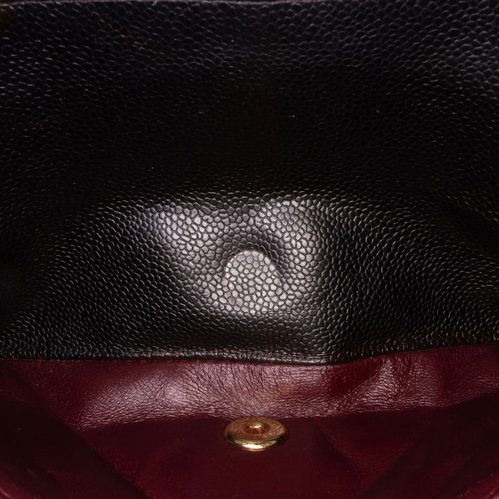 Chanel Medium Classic Caviar Double Flap Black - GABY PARIS