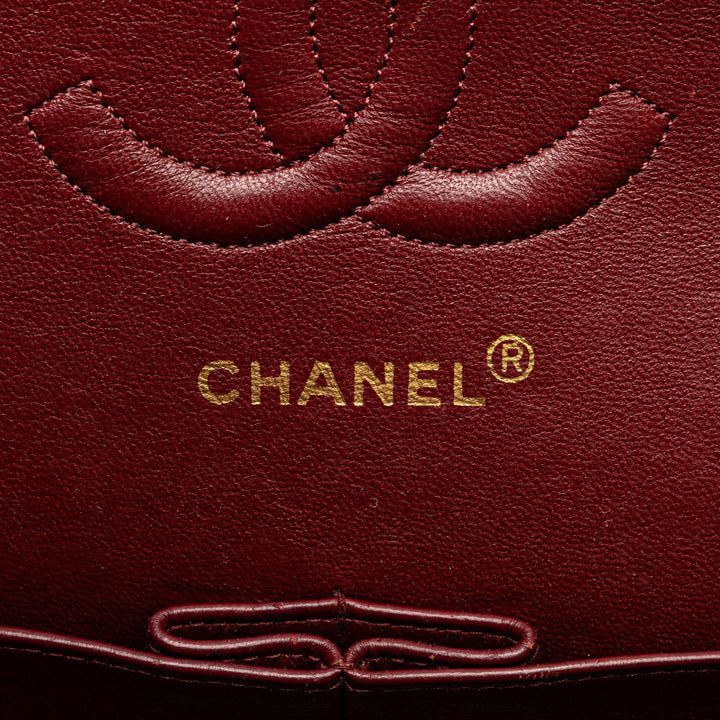Chanel Medium Classic Lambskin Double Flap Black - GABY PARIS