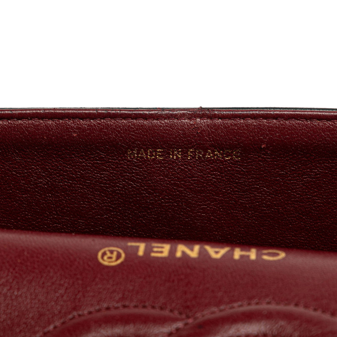 Chanel Medium Classic Lambskin Double Flap Black - GABY PARIS
