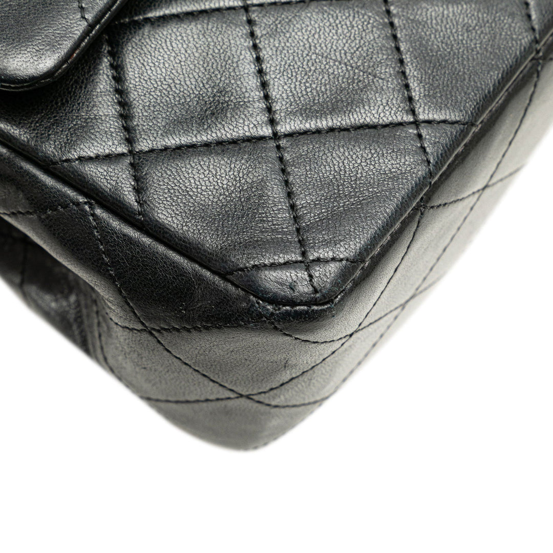Chanel Medium Classic Lambskin Double Flap Black - GABY PARIS