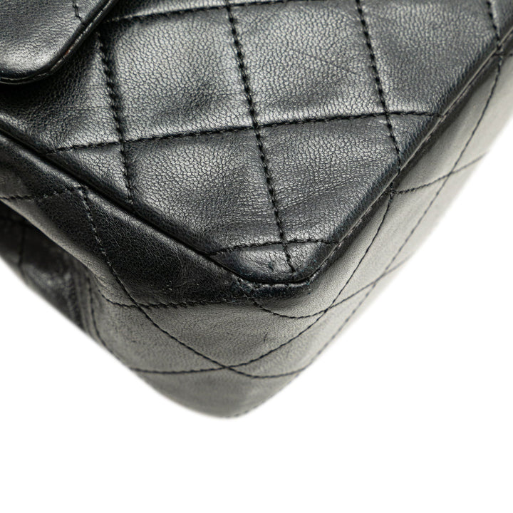Chanel Medium Classic Lambskin Double Flap Black - GABY PARIS
