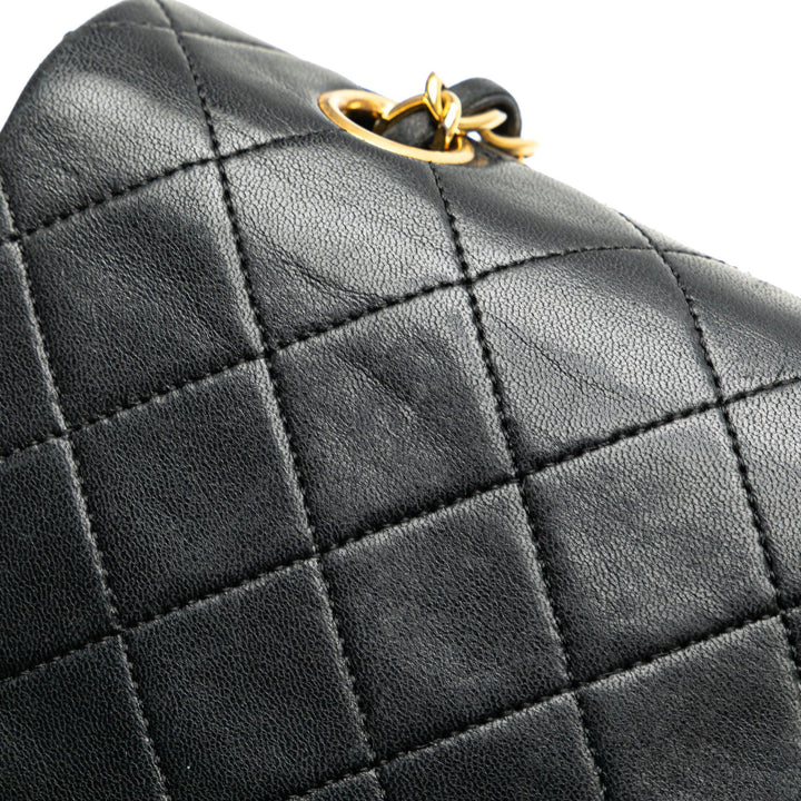 Chanel Medium Classic Lambskin Double Flap Black - GABY PARIS