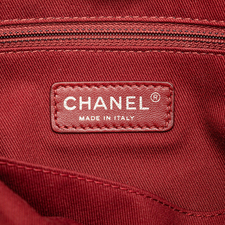 Chanel Mini Canvas Deauville Tote Red - GABY PARIS