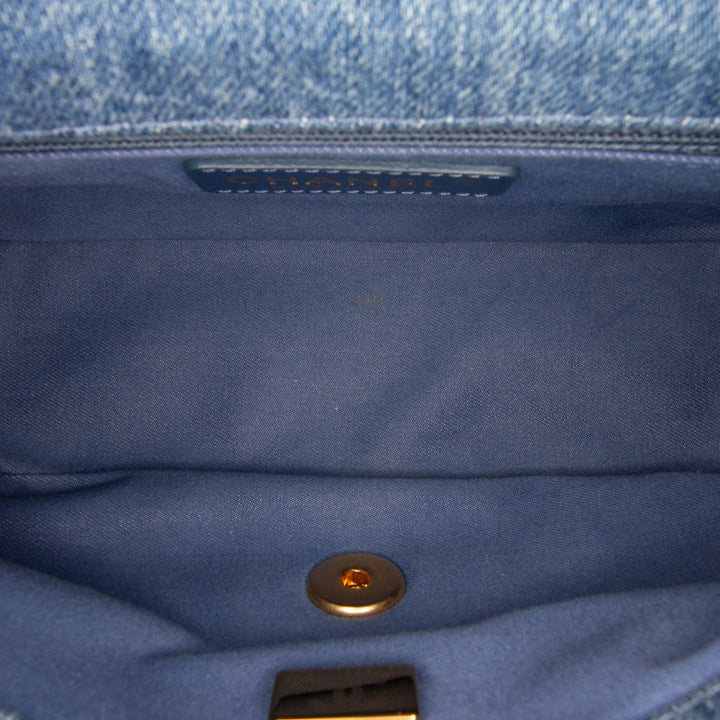 Chanel Mini Rectangular Denim Mood Flap Blue - GABY PARIS
