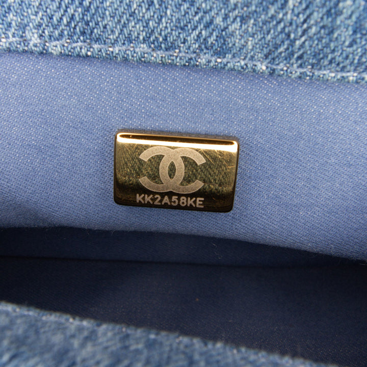 Chanel Mini Rectangular Denim Mood Flap Blue - GABY PARIS