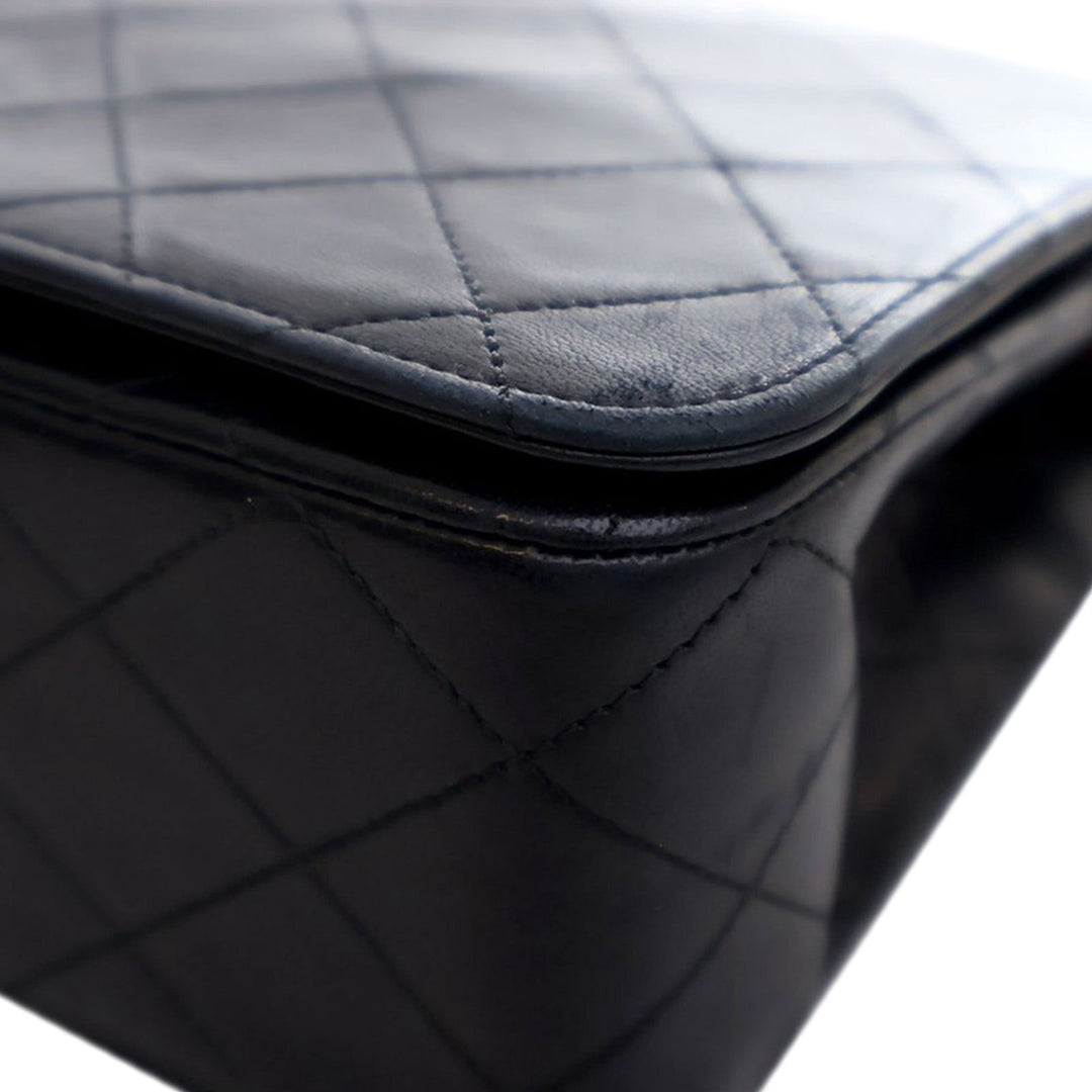 Chanel Small CC Quilted Lambskin Full Flap Black - GABY PARIS