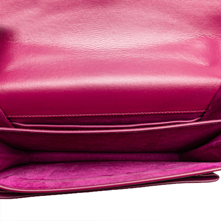 Saint Laurent Medium Cuir de veau Monogram Sunset Sac porté croisé