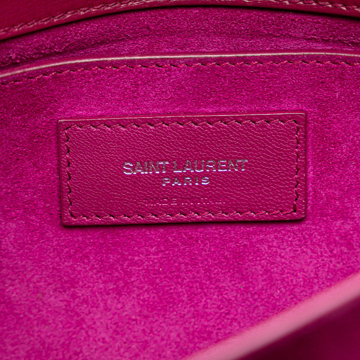 Saint Laurent Medium Cuir de veau Monogram Sunset Sac porté croisé