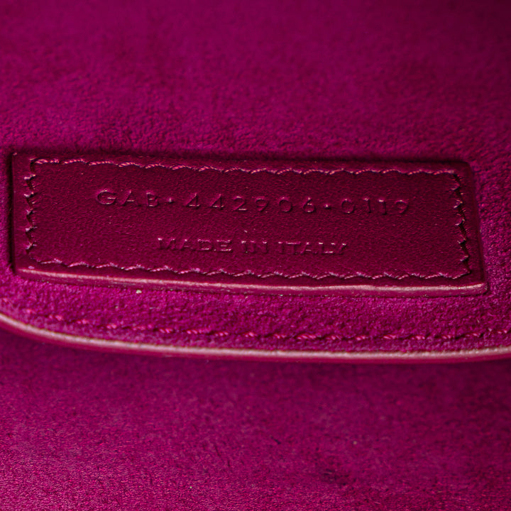 Saint Laurent Medium Cuir de veau Monogram Sunset Sac porté croisé