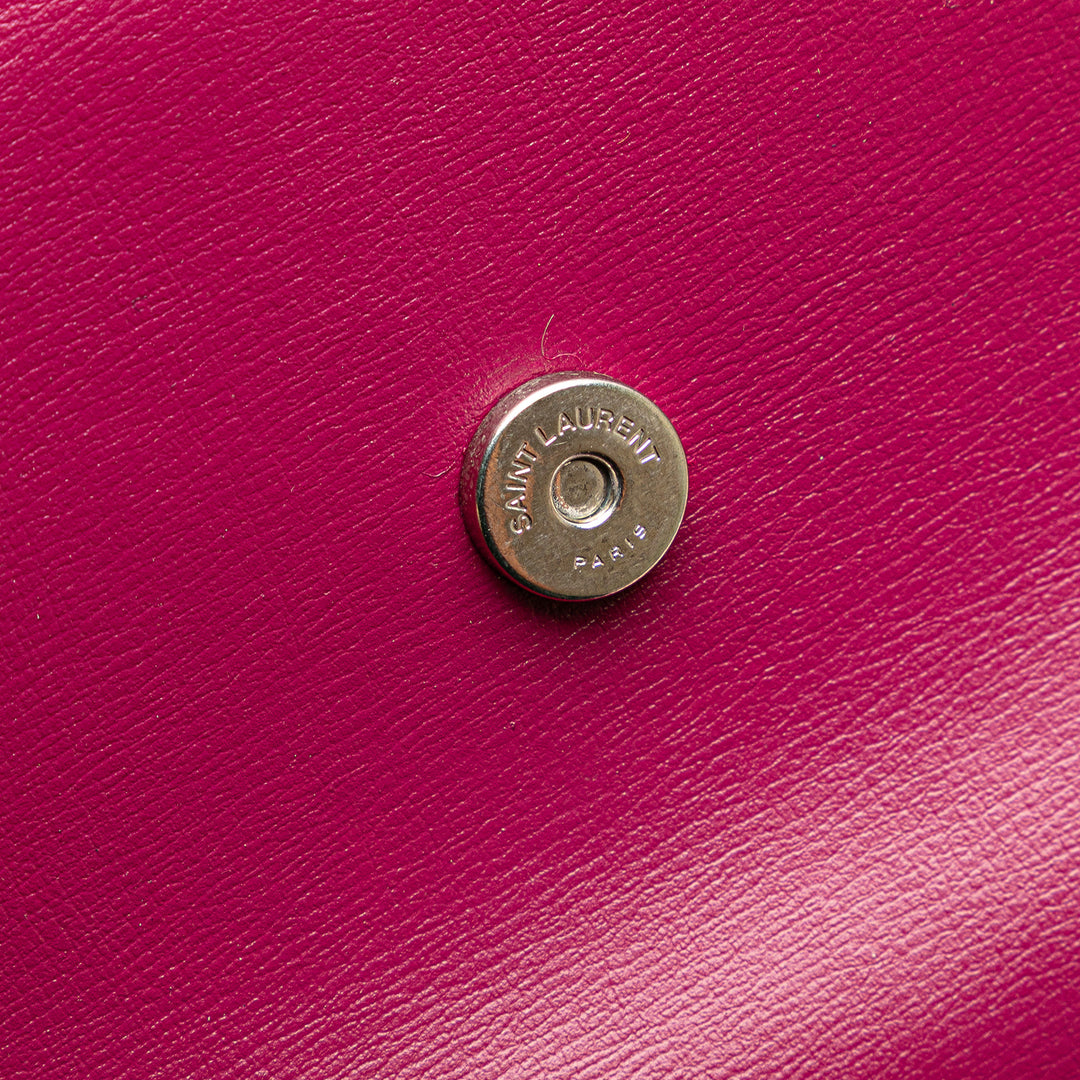 Saint Laurent Medium Cuir de veau Monogram Sunset Sac porté croisé