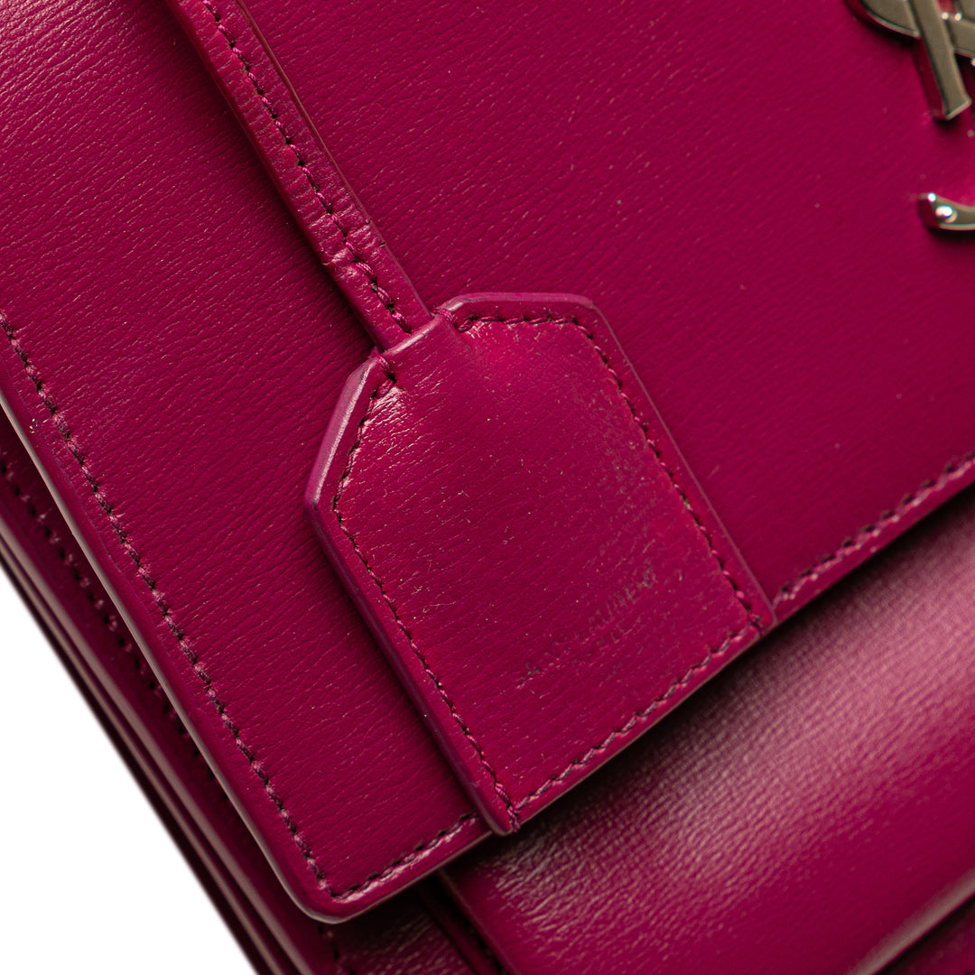 Saint Laurent Medium Cuir Monogram Sunset Sac porté croisé