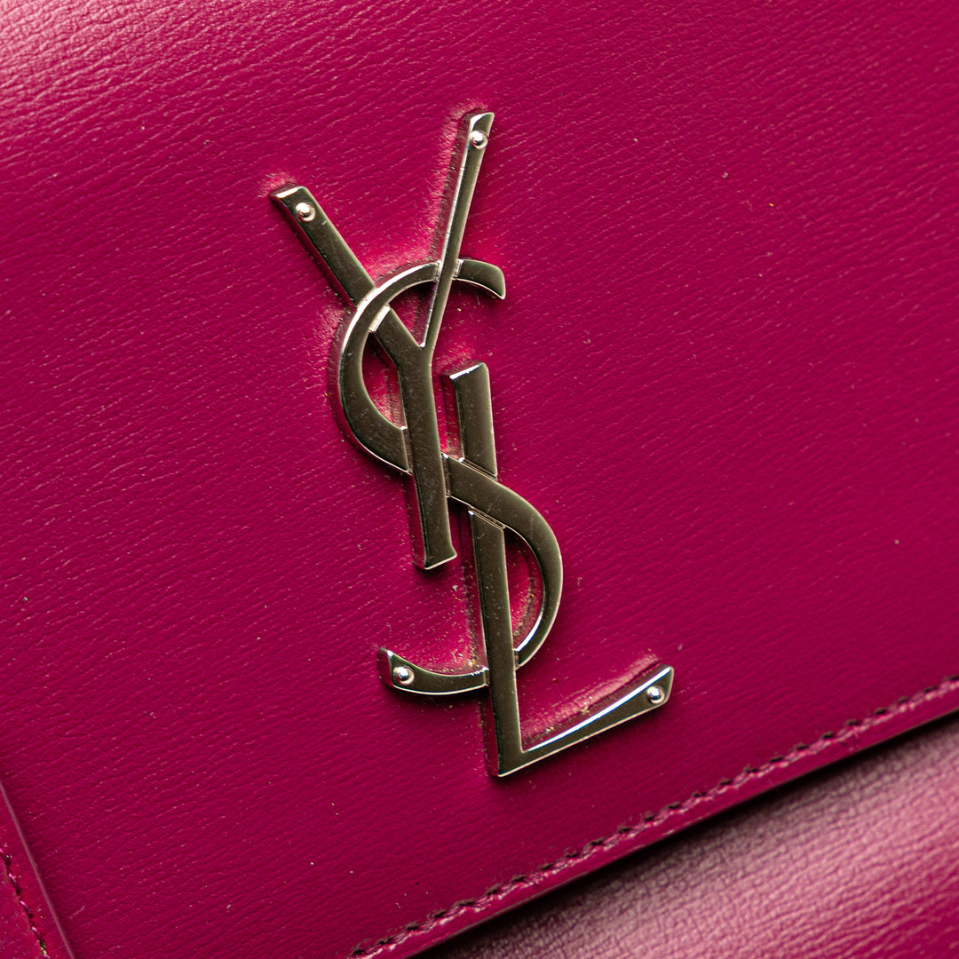 Saint Laurent Medium Cuir Monogram Sunset Sac porté croisé