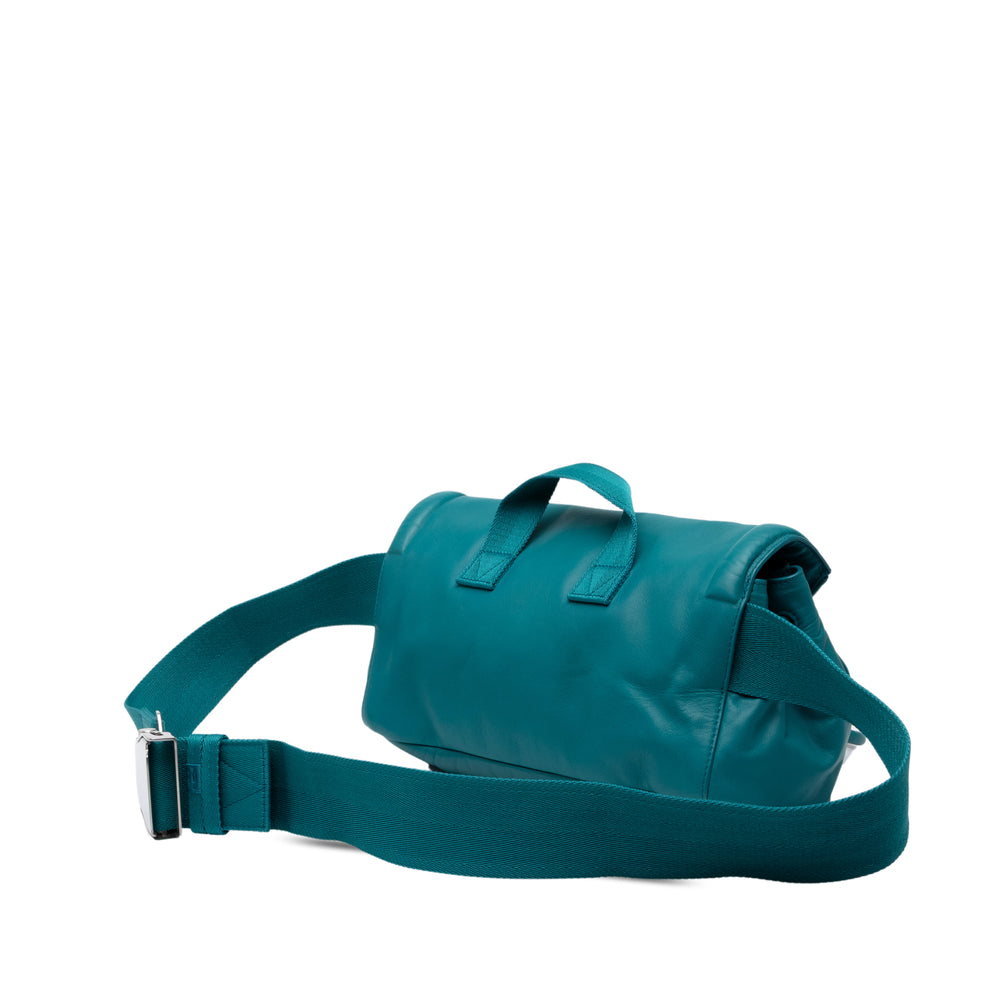 Bottega Veneta Ceinture Beak nappa Bleu – vue 2 – GABY PARIS