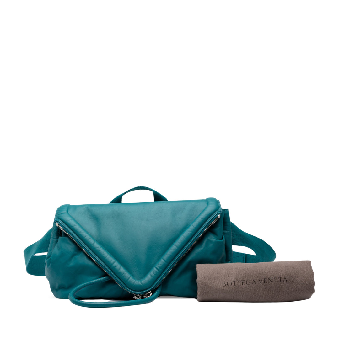 Bottega Veneta Ceinture Beak nappa Bleu – vue 7 – GABY PARIS