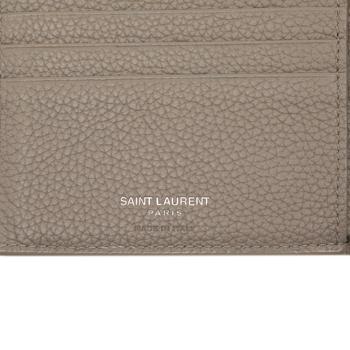 Saint Laurent Grained Cuir Tiny Cassandre Bifold Portefeuille