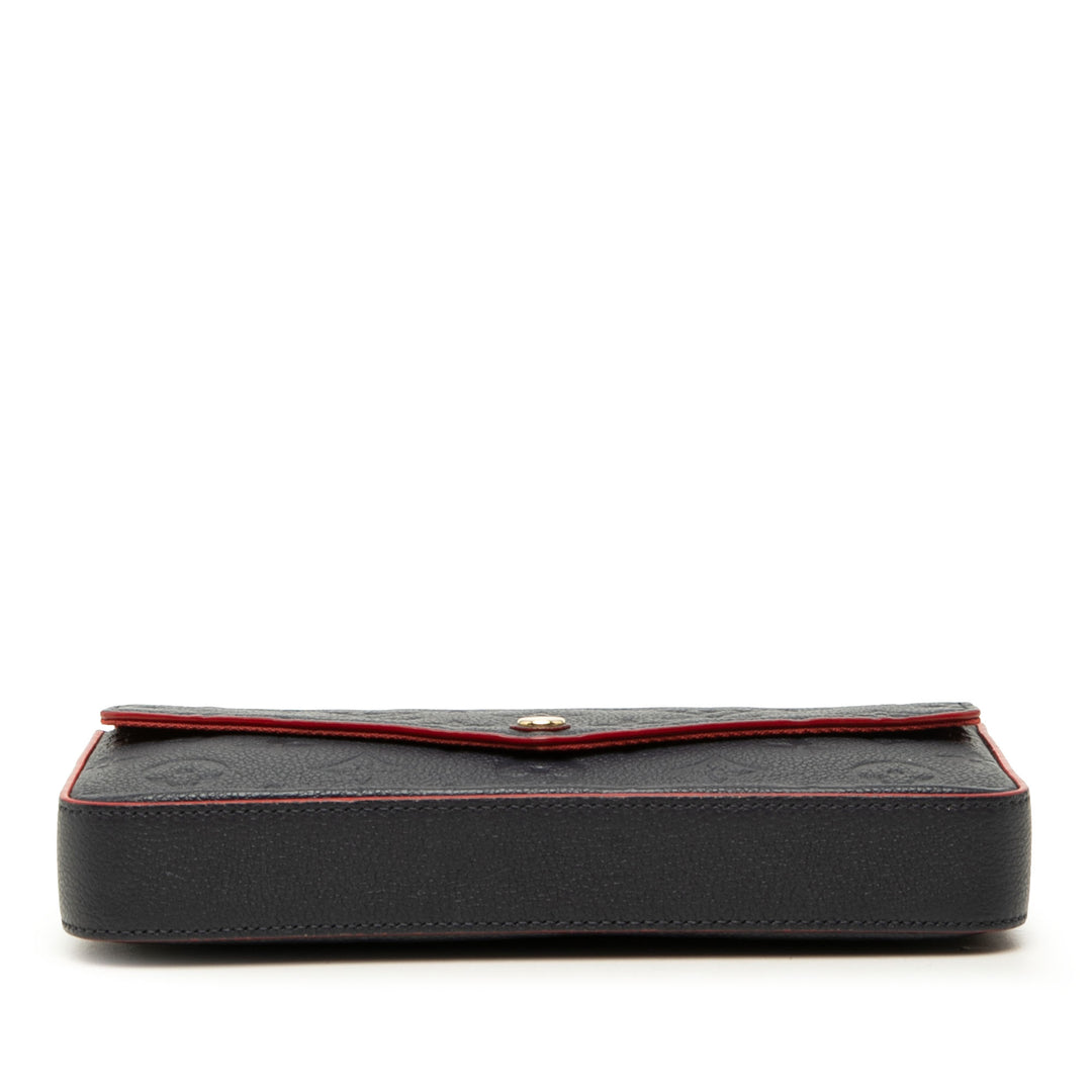 Pochette Felicie Monogram Empreinte Noir