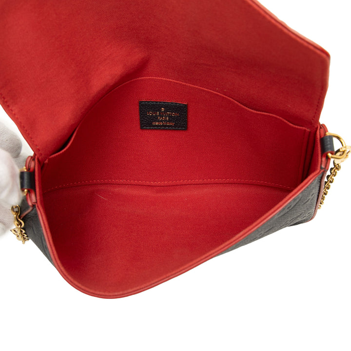 Pochette Felicie Monogram Empreinte Noir