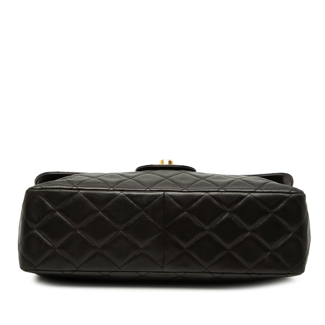 Chanel Classic Rabat simple Jumbo Cuir d'agneau