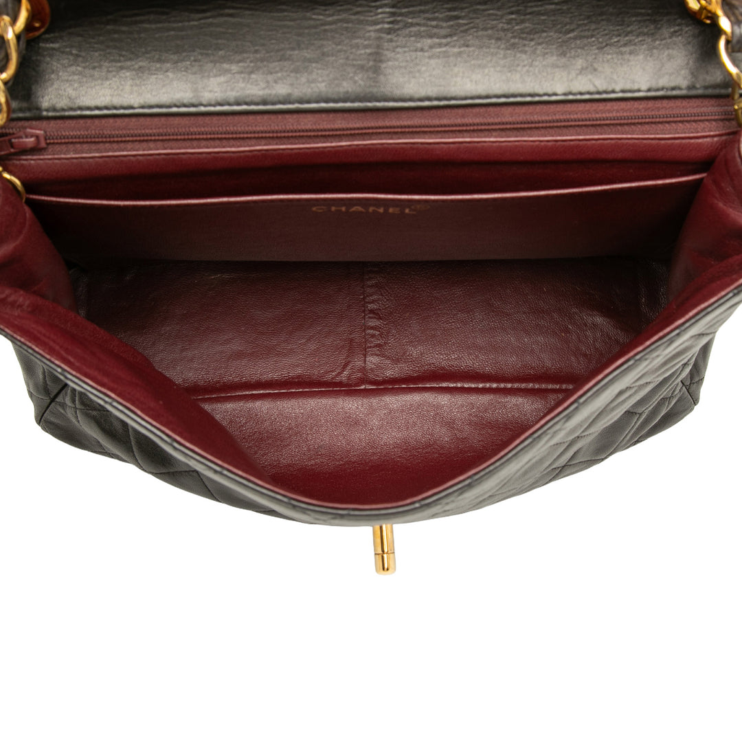Chanel Classic Rabat simple Jumbo Cuir d'agneau