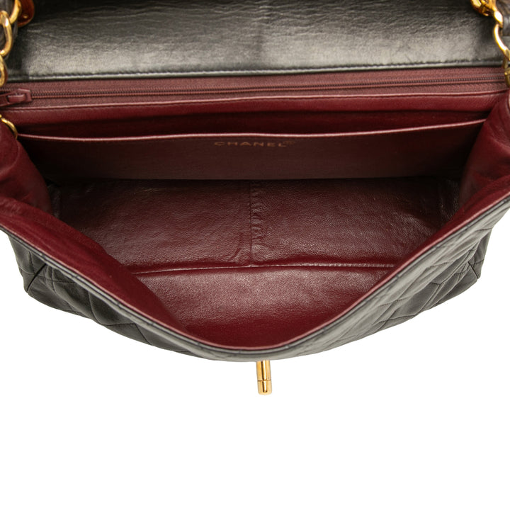Chanel Classic Rabat simple Jumbo Cuir d'agneau
