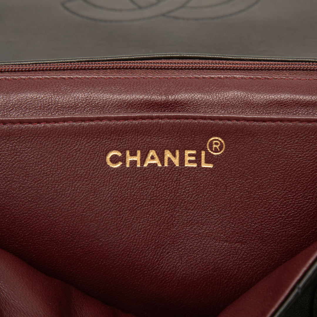 Chanel Classic Rabat simple Jumbo Cuir d'agneau