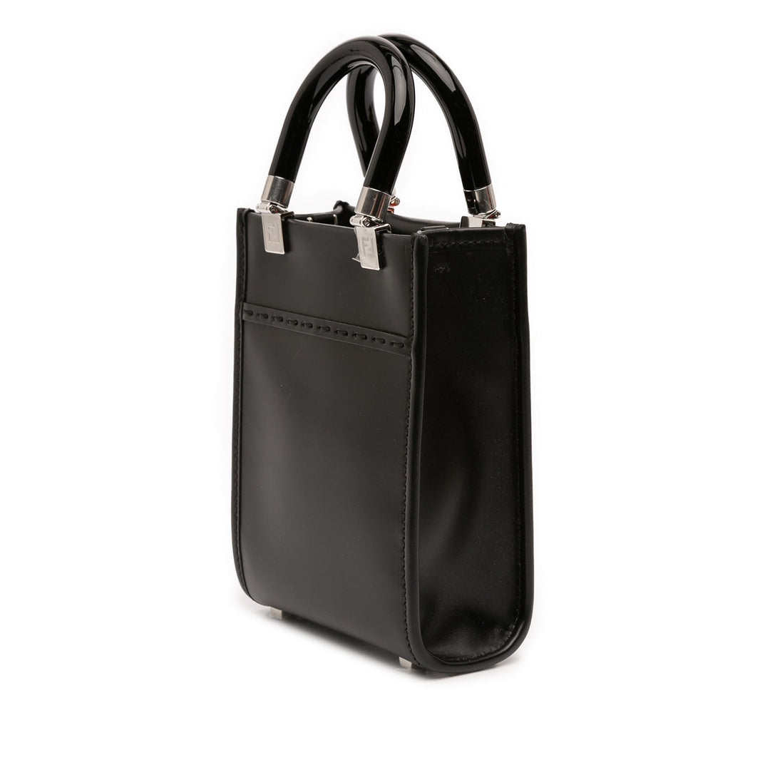 Fendi Mini Cuir Sunshine Shopper Cabas