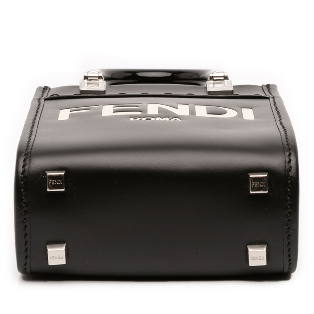 Fendi Mini Cuir Sunshine Shopper Cabas