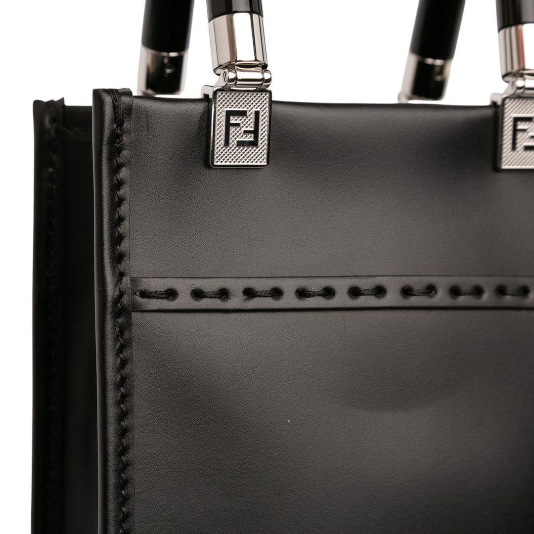 Fendi Mini Cuir Sunshine Shopper Cabas