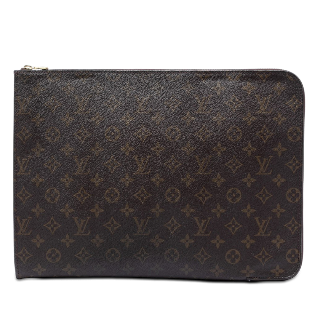 Poche Documents Portfolio Monogram Marron
