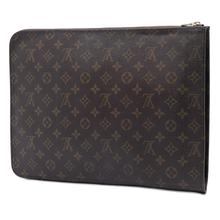 Poche Documents Portfolio Monogram Marron